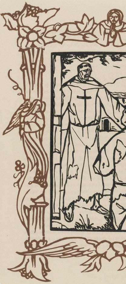 Mile Bernard, Composition (Morane, No. 100), Les Petites Fleurs De St. Franoise, Woodcut