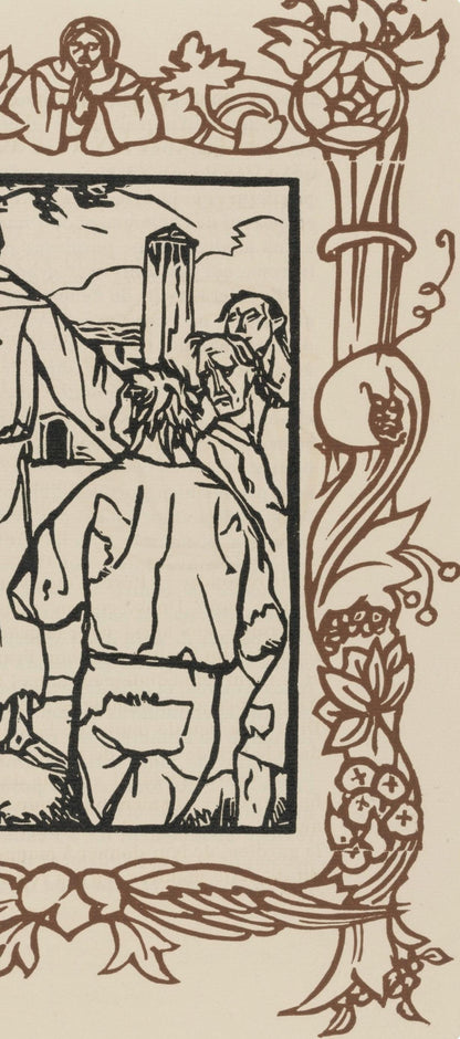 Mile Bernard, Composition (Morane, No. 100), Les Petites Fleurs De St. Franoise, Woodcut