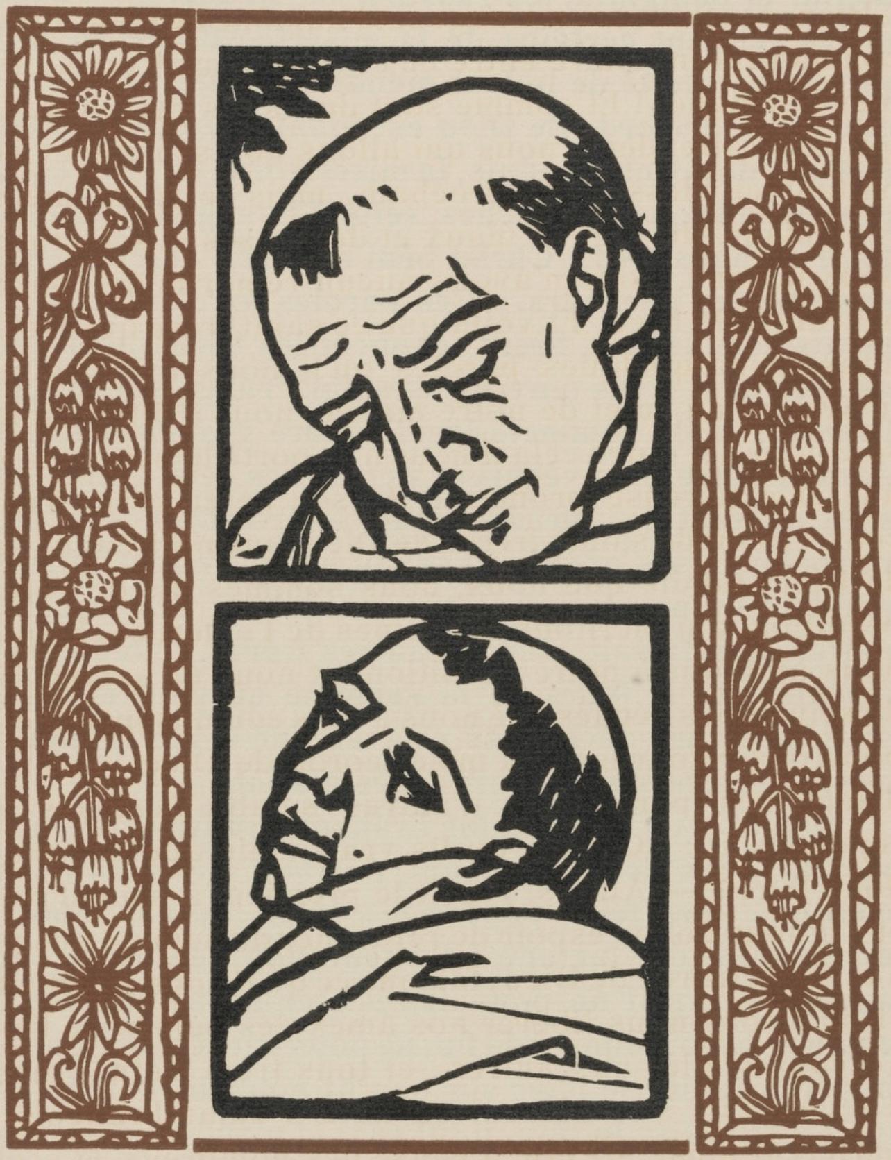 Mile Bernard, Composition (Morane, No. 100), Les Petites Fleurs De St. Franoise, Woodcut