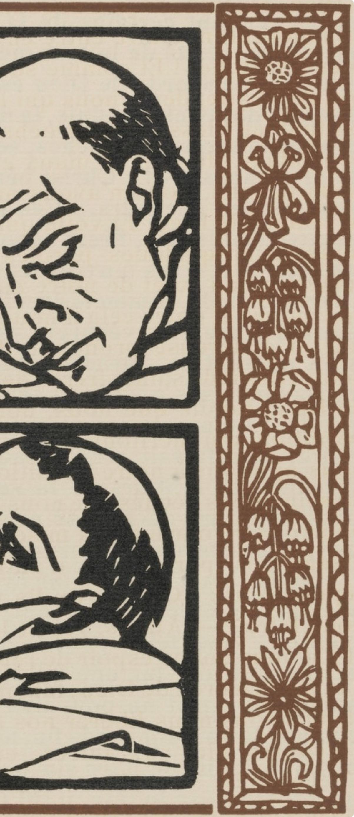 Mile Bernard, Composition (Morane, No. 100), Les Petites Fleurs De St. Franoise, Woodcut