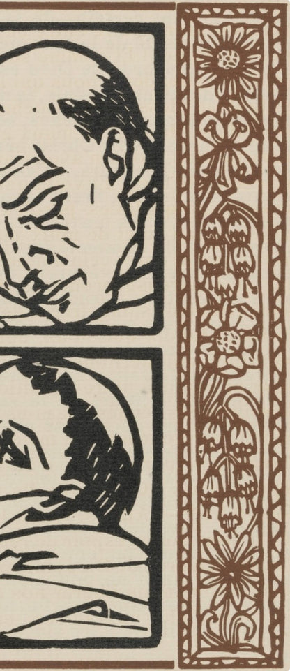 Mile Bernard, Composition (Morane, No. 100), Les Petites Fleurs De St. Franoise, Woodcut