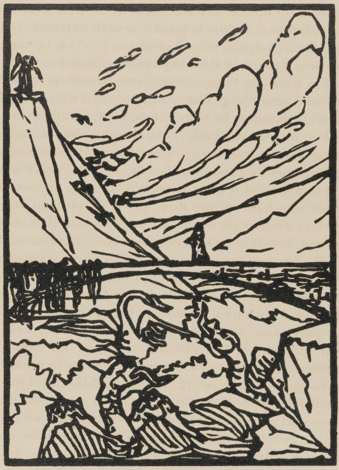 Mile Bernard, Composition (Morane, No. 100), Les Petites Fleurs De St. Franoise, Woodcut