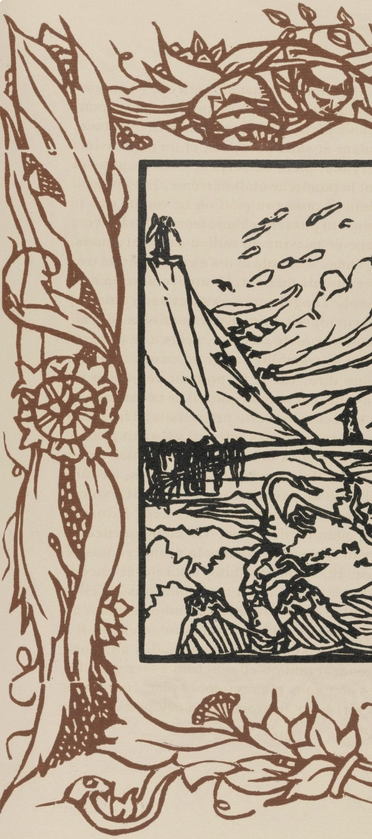 Mile Bernard, Composition (Morane, No. 100), Les Petites Fleurs De St. Franoise, Woodcut