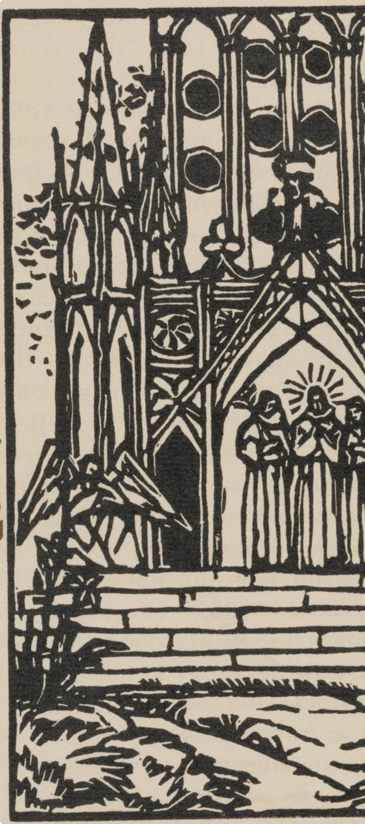 Mile Bernard, Composition (Morane, No. 100), Les Petites Fleurs De St. Franoise, Woodcut