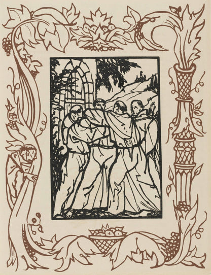 Mile Bernard, Composition (Morane, No. 100), Les Petites Fleurs De St. Franoise, Woodcut