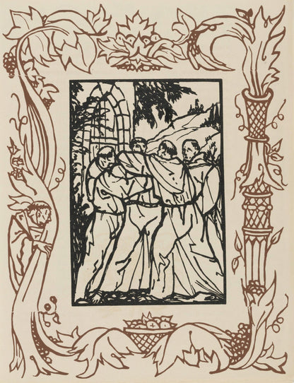 Mile Bernard, Composition (Morane, No. 100), Les Petites Fleurs De St. Franoise, Woodcut