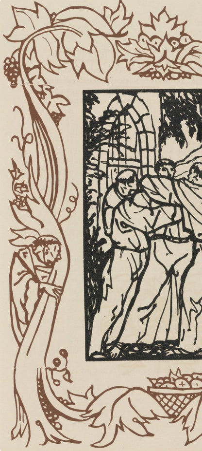 Mile Bernard, Composition (Morane, No. 100), Les Petites Fleurs De St. Franoise, Woodcut