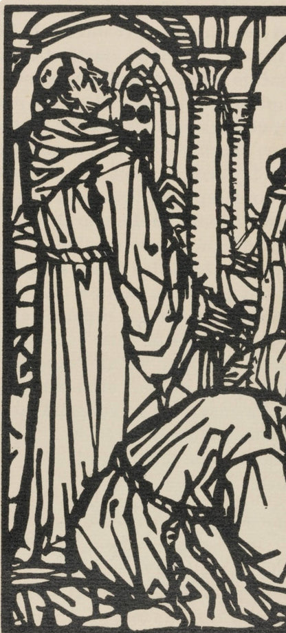 Mile Bernard, Composition (Morane, No. 100), Les Petites Fleurs De St. Franoise, Woodcut