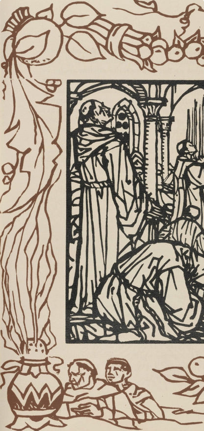 Mile Bernard, Composition (Morane, No. 100), Les Petites Fleurs De St. Franoise, Woodcut