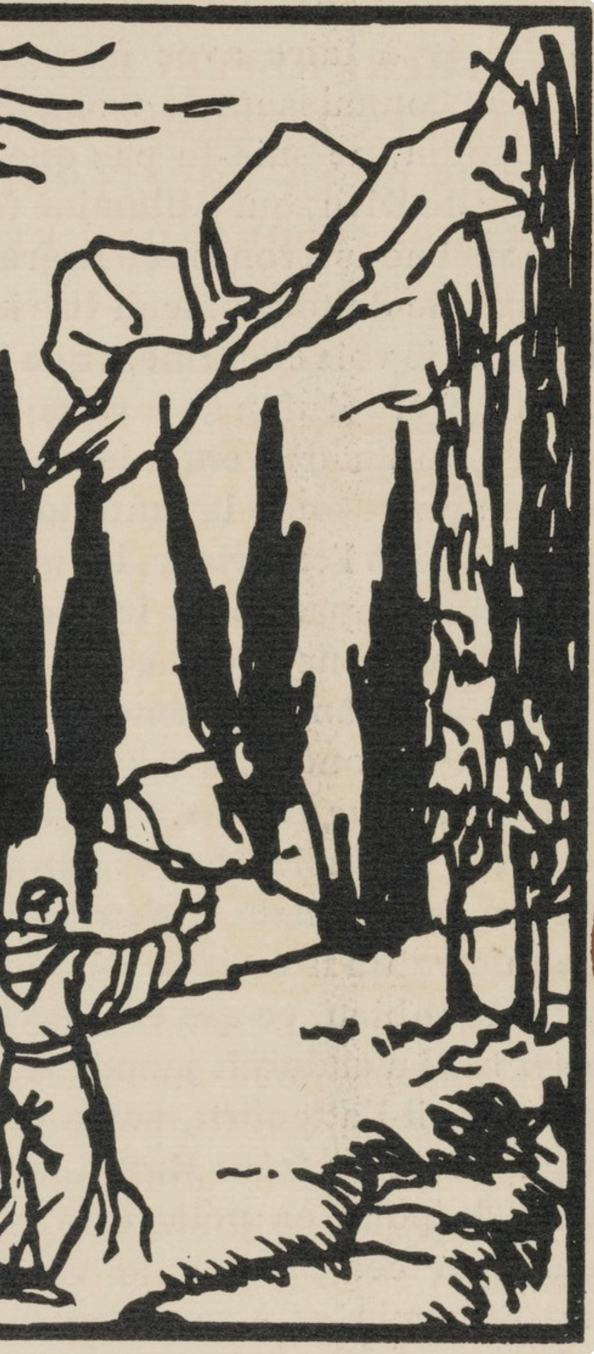 Mile Bernard, Composition (Morane, No. 100), Les Petites Fleurs De St. Franoise, Woodcut