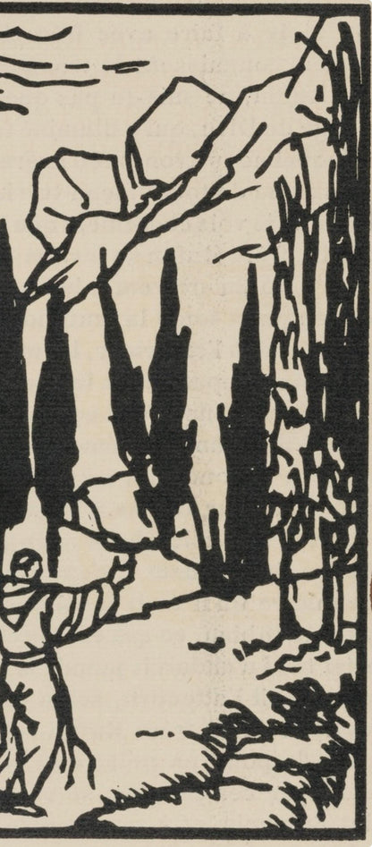 Mile Bernard, Composition (Morane, No. 100), Les Petites Fleurs De St. Franoise, Woodcut