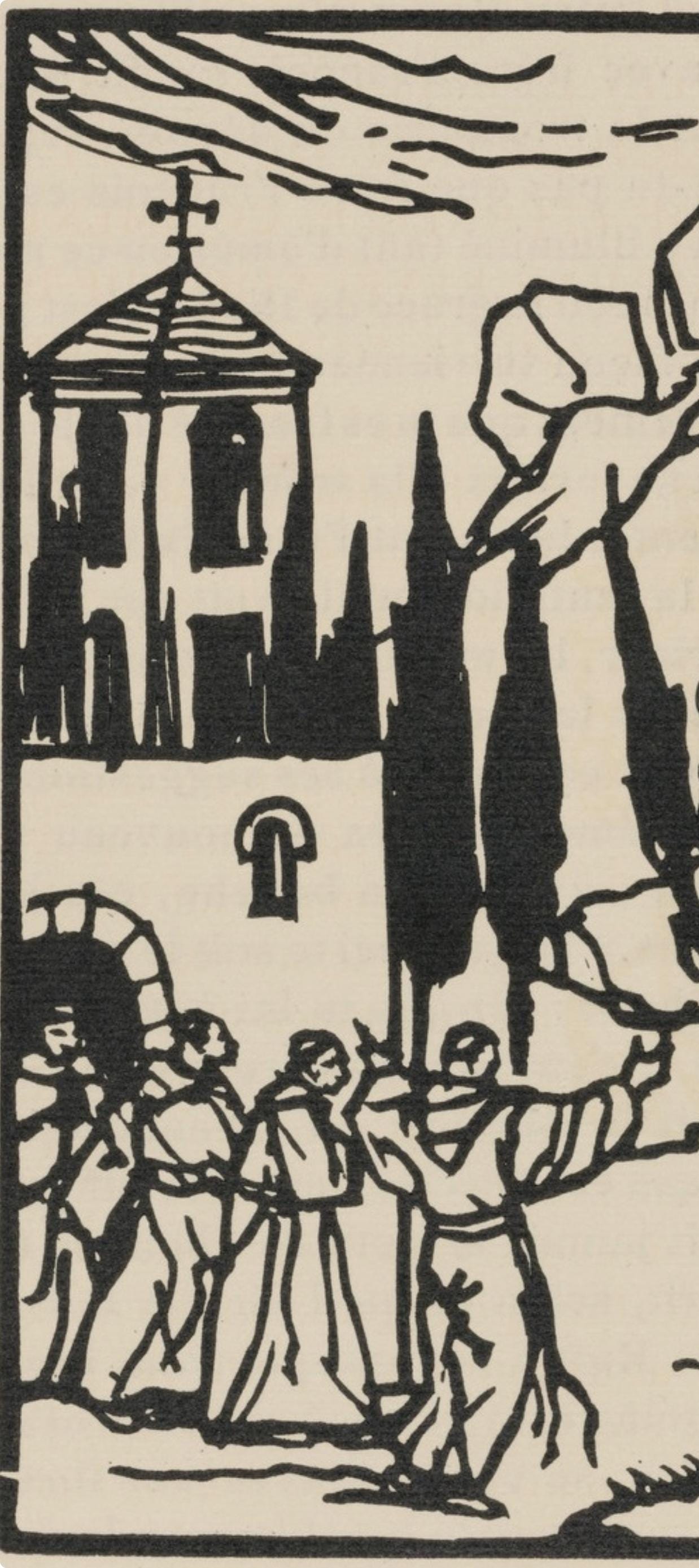 Mile Bernard, Composition (Morane, No. 100), Les Petites Fleurs De St. Franoise, Woodcut