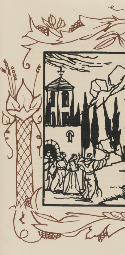 Mile Bernard, Composition (Morane, No. 100), Les Petites Fleurs De St. Franoise, Woodcut