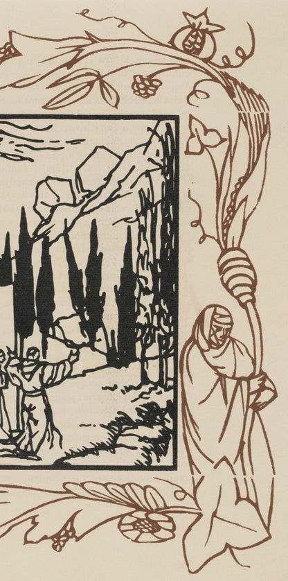 Mile Bernard, Composition (Morane, No. 100), Les Petites Fleurs De St. Franoise, Woodcut