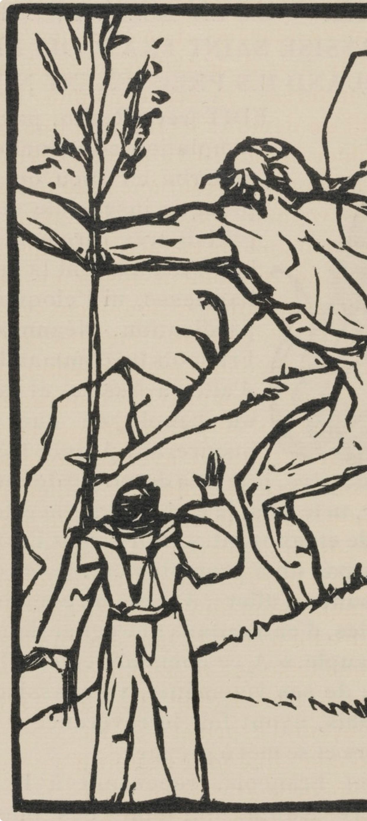 Mile Bernard, Composition (Morane, No. 100), Les Petites Fleurs De St. Franoise, Woodcut