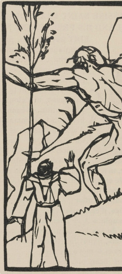 Mile Bernard, Composition (Morane, No. 100), Les Petites Fleurs De St. Franoise, Woodcut