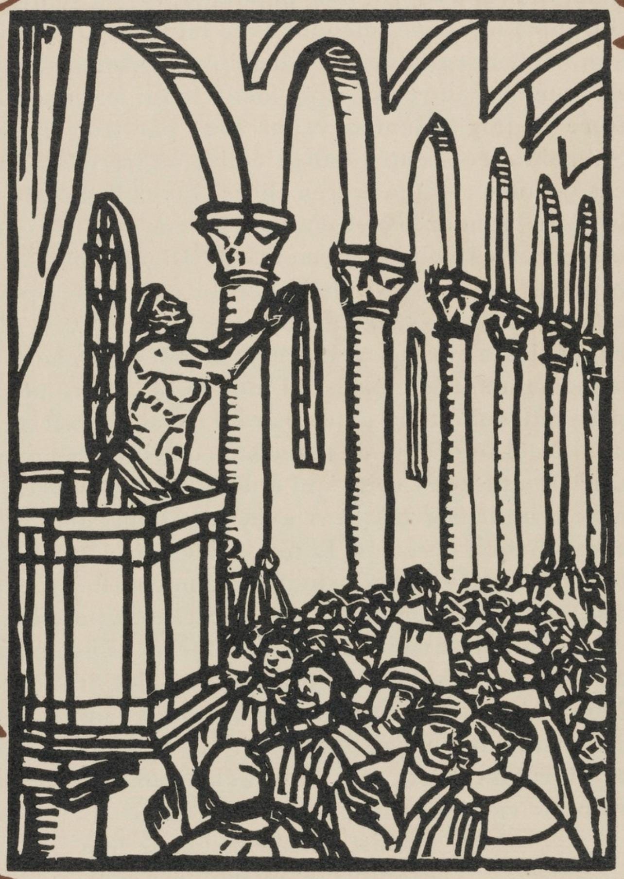Mile Bernard, Composition (Morane, No. 100), Les Petites Fleurs De St. Franoise, Woodcut
