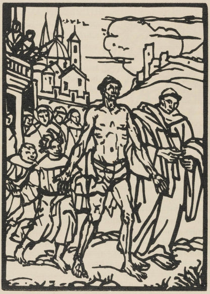 Mile Bernard, Composition (Morane, No. 100), Les Petites Fleurs De St. Franoise, Woodcut