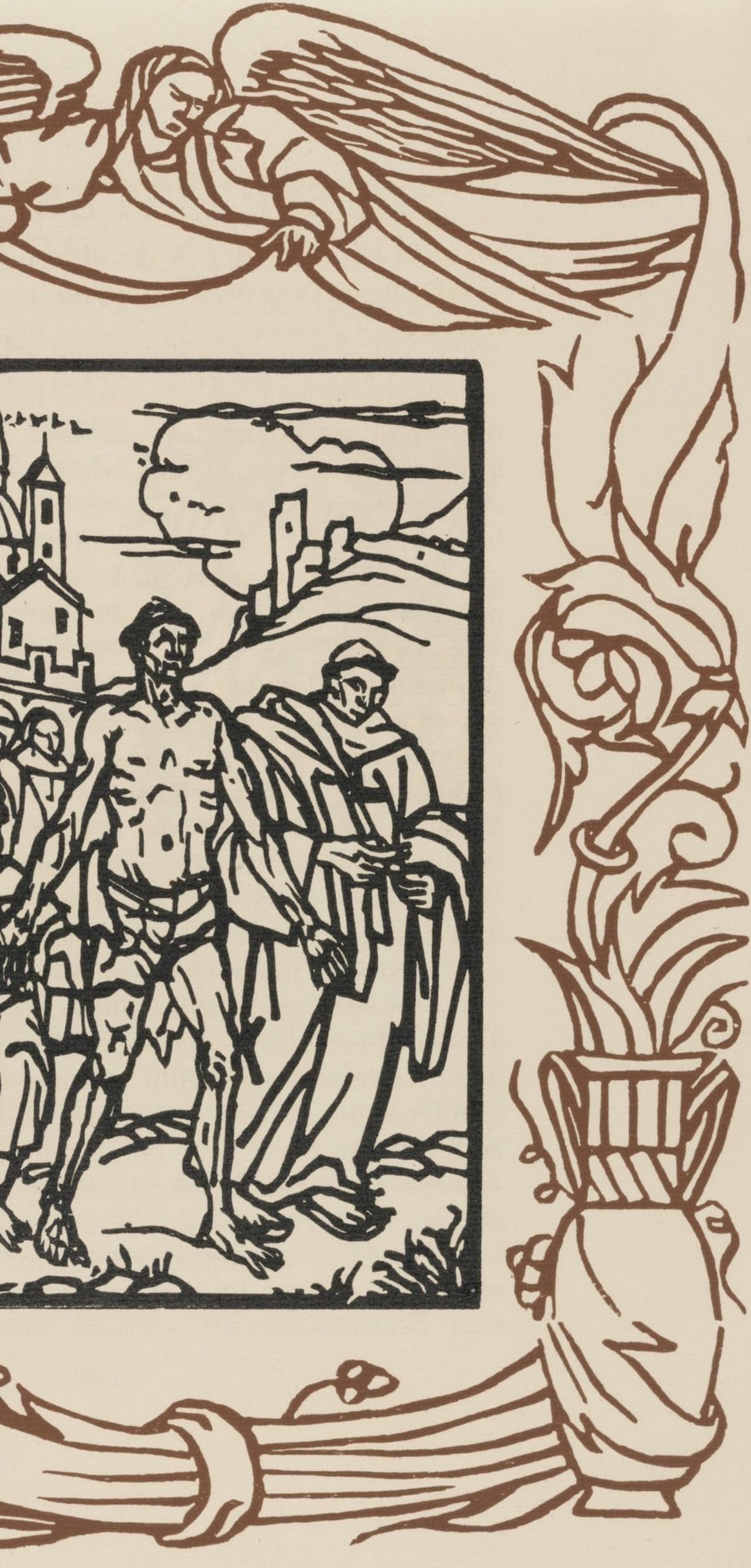 Mile Bernard, Composition (Morane, No. 100), Les Petites Fleurs De St. Franoise, Woodcut