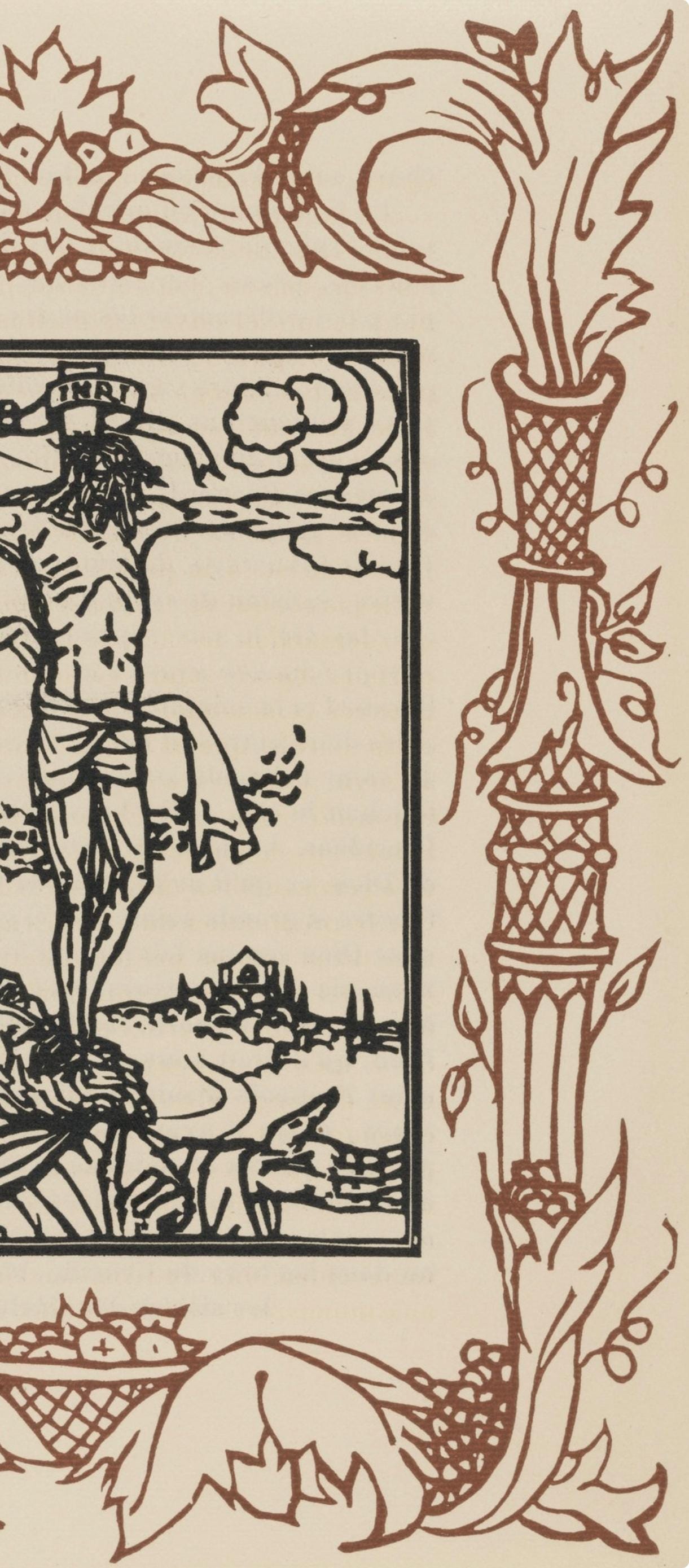 Mile Bernard, Composition (Morane, No. 100), Les Petites Fleurs De St. Franoise, Woodcut