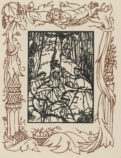 Mile Bernard, Composition (Morane, No. 100), Les Petites Fleurs De St. Franoise, Woodcut