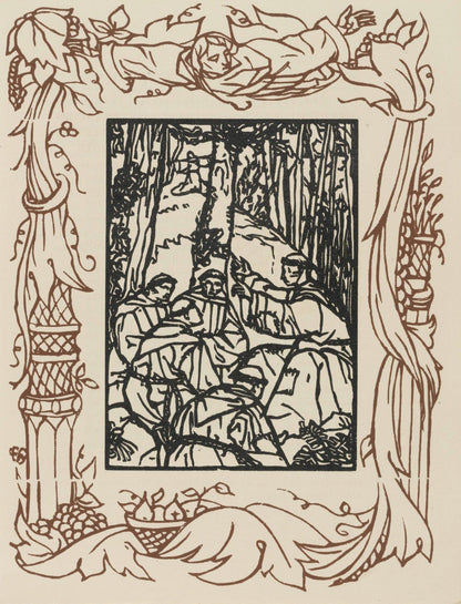 Mile Bernard, Composition (Morane, No. 100), Les Petites Fleurs De St. Franoise, Woodcut