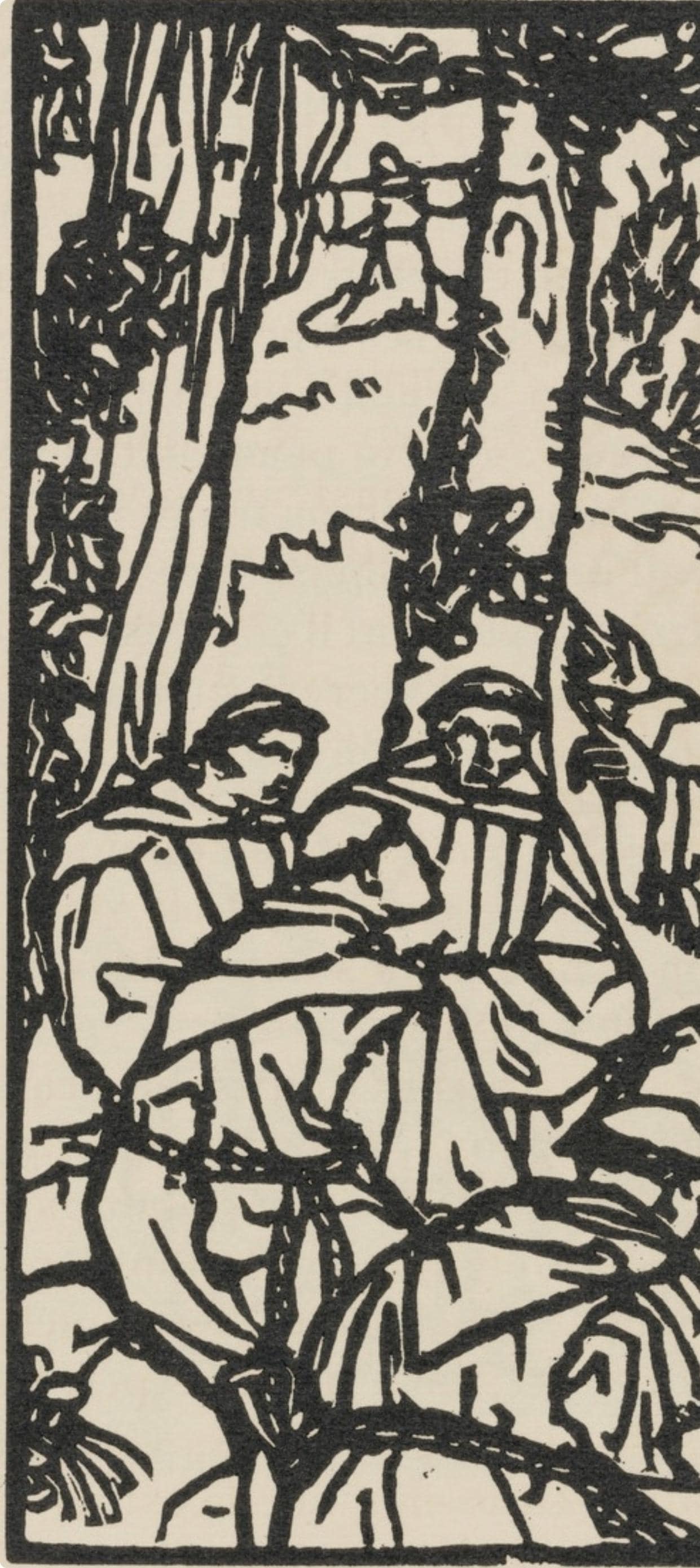 Mile Bernard, Composition (Morane, No. 100), Les Petites Fleurs De St. Franoise, Woodcut
