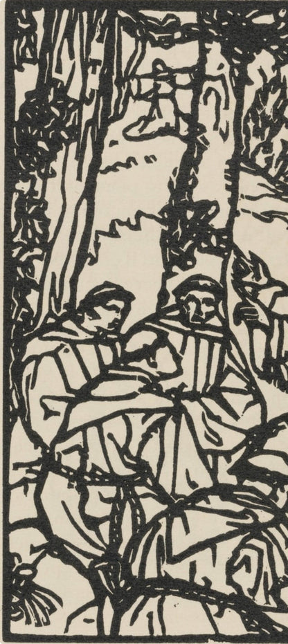 Mile Bernard, Composition (Morane, No. 100), Les Petites Fleurs De St. Franoise, Woodcut