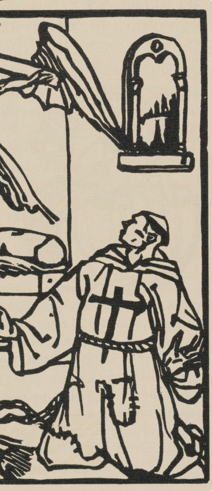 Mile Bernard, Composition (Morane, No. 100), Les Petites Fleurs De St. Franoise, Woodcut