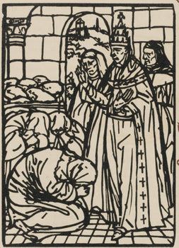 Mile Bernard, Composition (Morane, No. 100), Les Petites Fleurs De St. Franoise, Woodcut