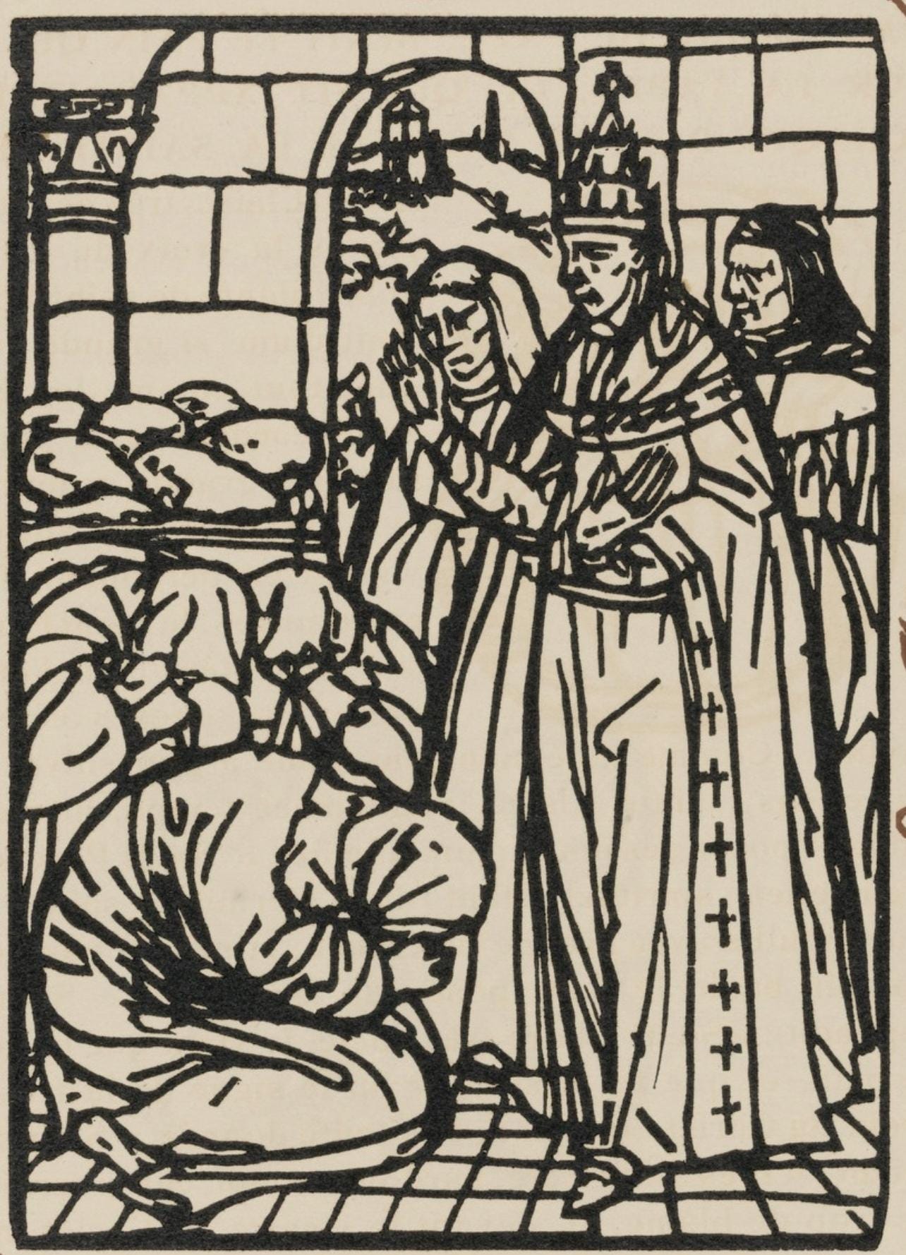 Mile Bernard, Composition (Morane, No. 100), Les Petites Fleurs De St. Franoise, Woodcut