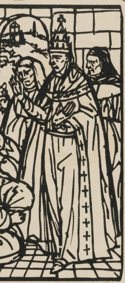 Mile Bernard, Composition (Morane, No. 100), Les Petites Fleurs De St. Franoise, Woodcut