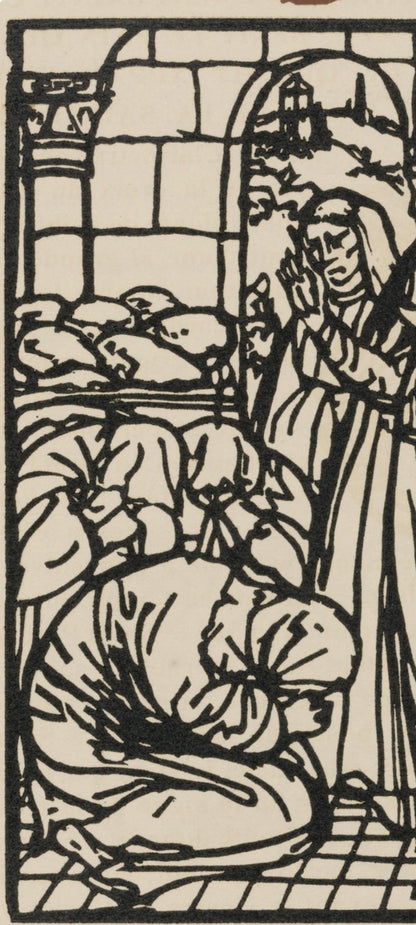 Mile Bernard, Composition (Morane, No. 100), Les Petites Fleurs De St. Franoise, Woodcut