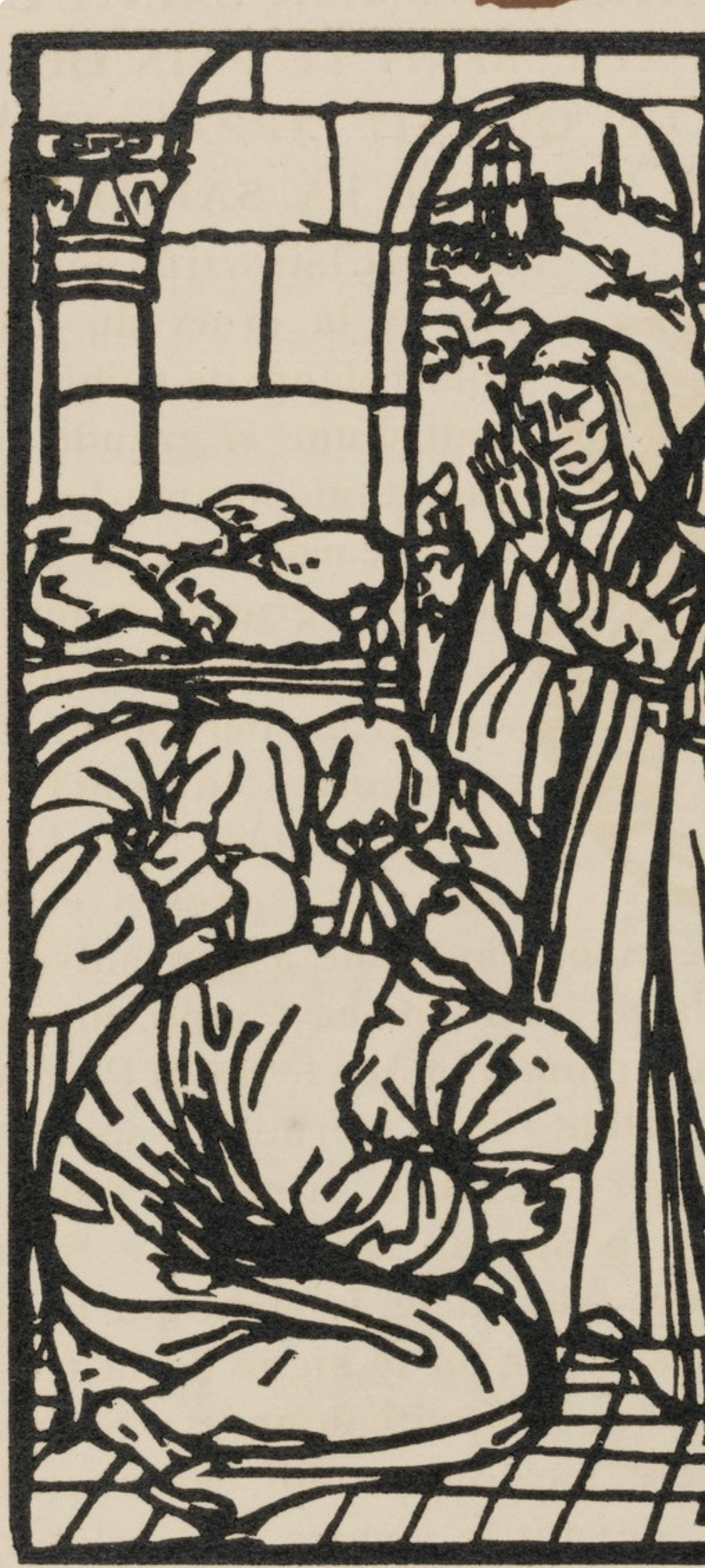 Mile Bernard, Composition (Morane, No. 100), Les Petites Fleurs De St. Franoise, Woodcut