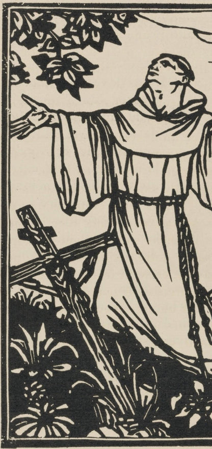 Mile Bernard, Composition (Morane, No. 100), Les Petites Fleurs De St. Franoise, Woodcut
