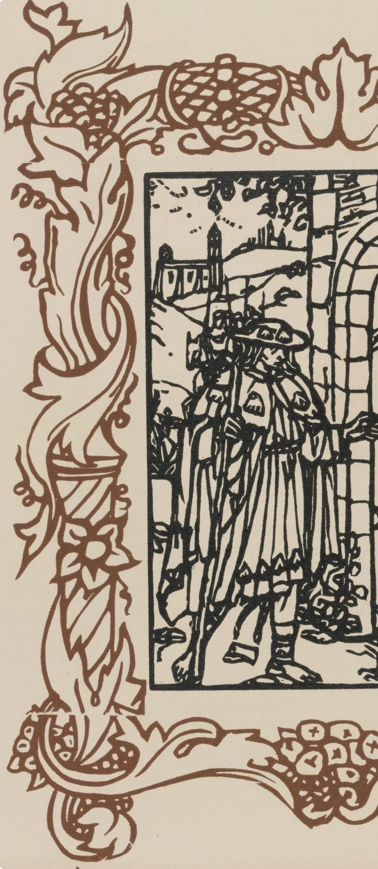 Mile Bernard, Composition (Morane, No. 100), Les Petites Fleurs De St. Franoise, Woodcut