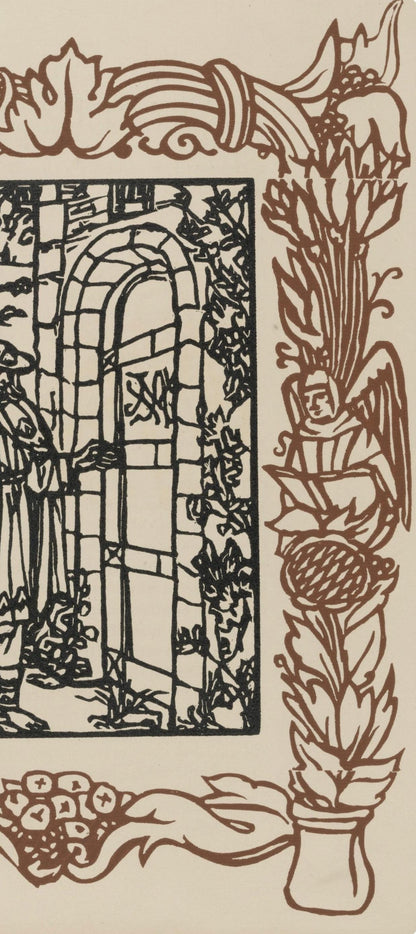 Mile Bernard, Composition (Morane, No. 100), Les Petites Fleurs De St. Franoise, Woodcut