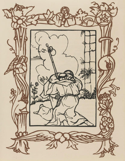 Mile Bernard, Composition (Morane, No. 100), Les Petites Fleurs De St. Franoise, Woodcut