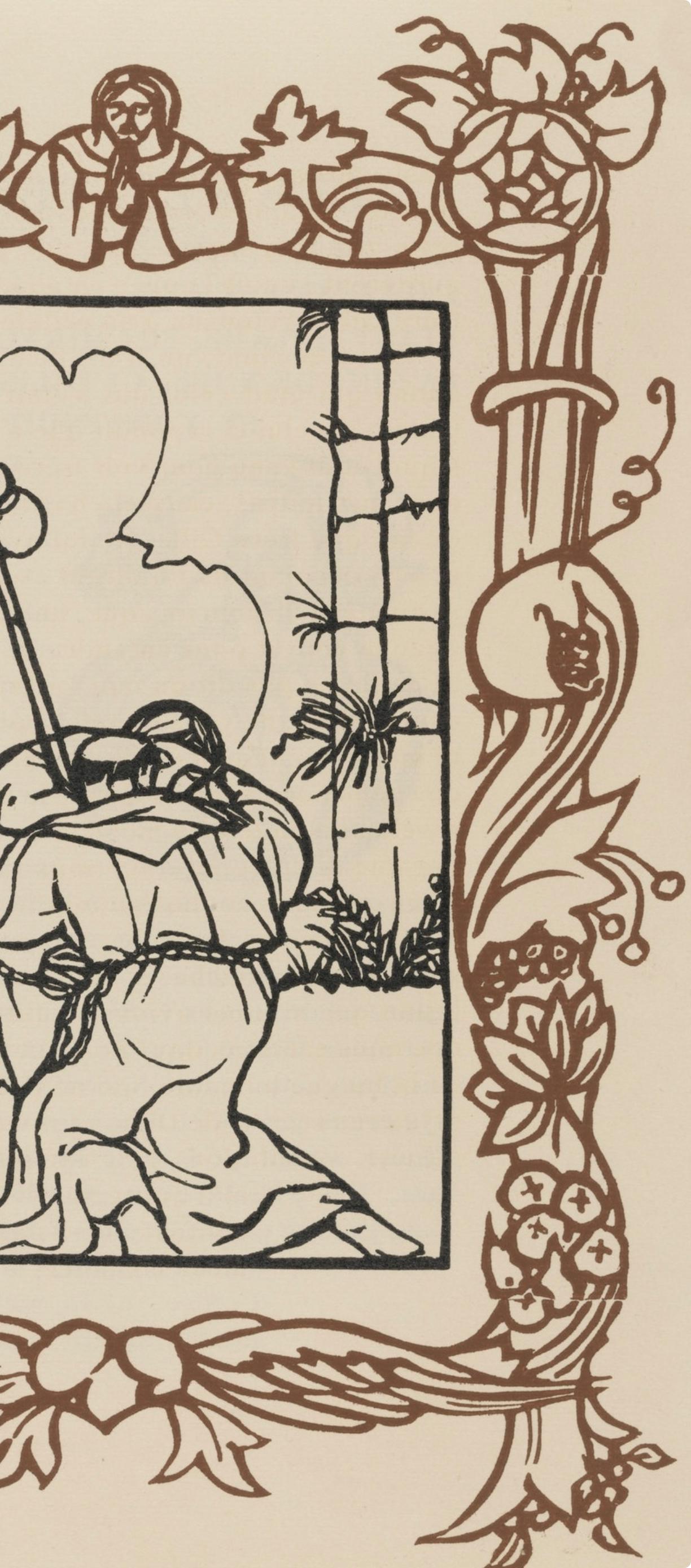 Mile Bernard, Composition (Morane, No. 100), Les Petites Fleurs De St. Franoise, Woodcut