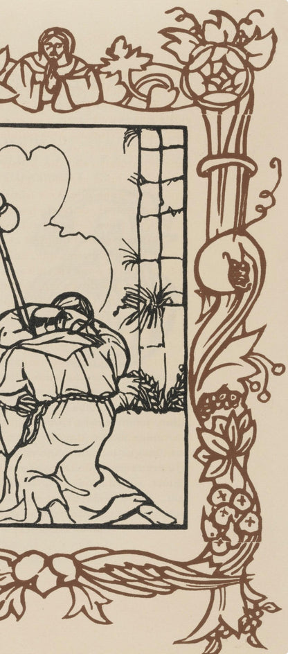 Mile Bernard, Composition (Morane, No. 100), Les Petites Fleurs De St. Franoise, Woodcut