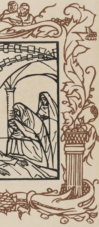 Mile Bernard, Composition (Morane, No. 100), Les Petites Fleurs De St. Franoise, Woodcut