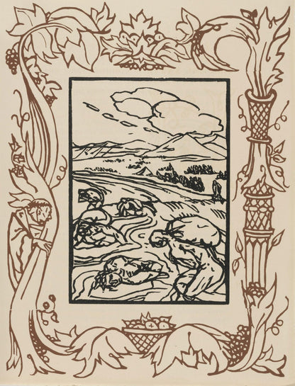 Mile Bernard, Composition (Morane, No. 100), Les Petites Fleurs De St. Franoise, Woodcut