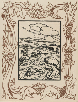 Mile Bernard, Composition (Morane, No. 100), Les Petites Fleurs De St. Franoise, Woodcut
