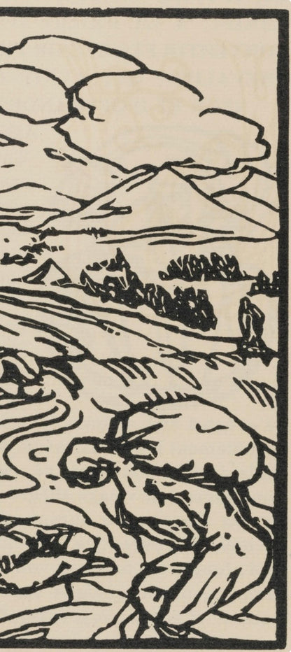Mile Bernard, Composition (Morane, No. 100), Les Petites Fleurs De St. Franoise, Woodcut