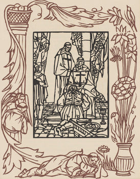 Mile Bernard, Composition (Morane, No. 100), Les Petites Fleurs De St. Franoise, Woodcut
