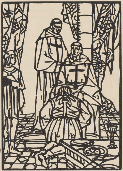 Mile Bernard, Composition (Morane, No. 100), Les Petites Fleurs De St. Franoise, Woodcut