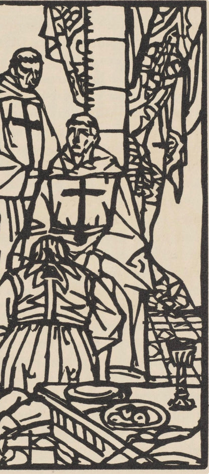 Mile Bernard, Composition (Morane, No. 100), Les Petites Fleurs De St. Franoise, Woodcut