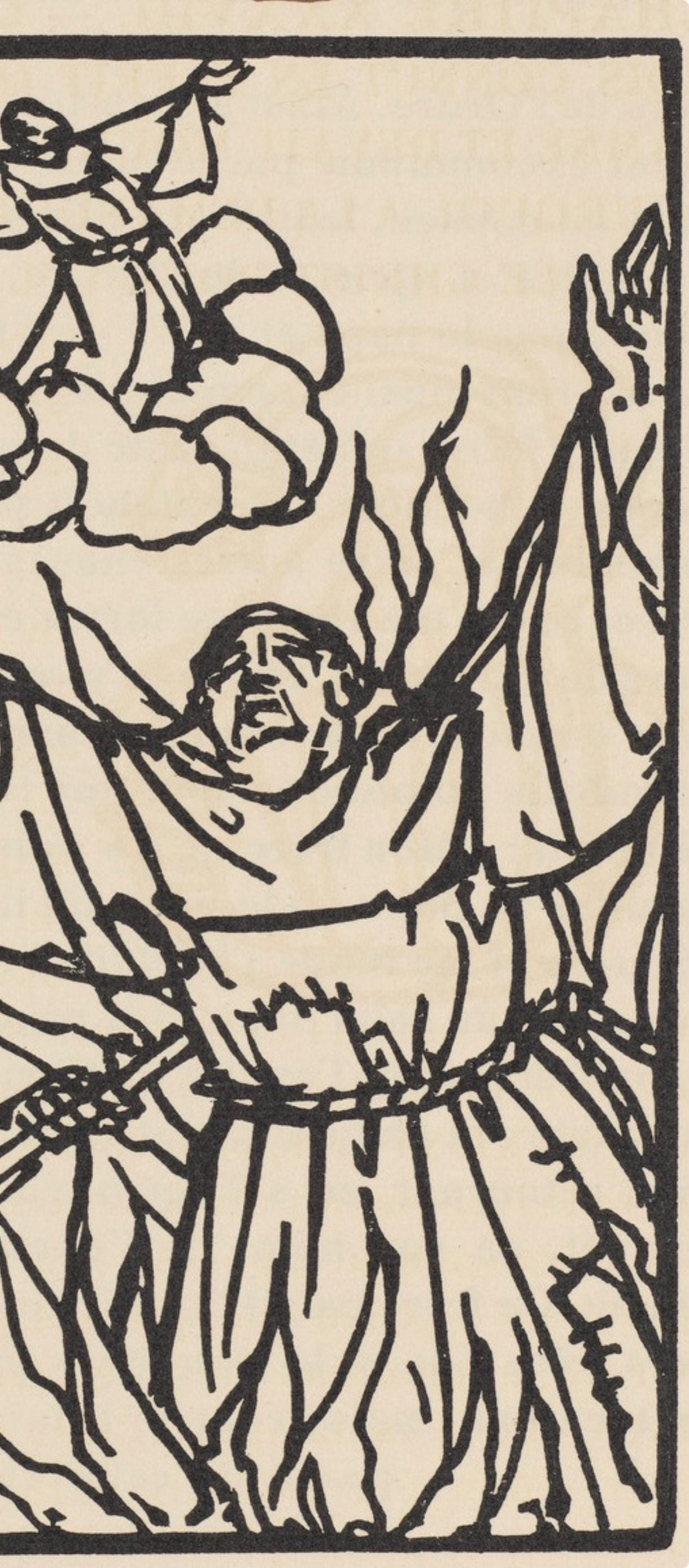 Mile Bernard, Composition (Morane, No. 100), Les Petites Fleurs De St. Franoise, Woodcut