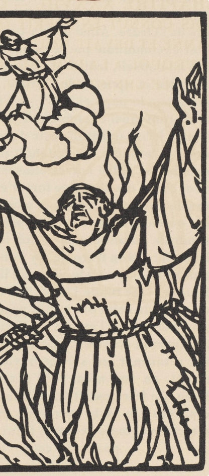 Mile Bernard, Composition (Morane, No. 100), Les Petites Fleurs De St. Franoise, Woodcut