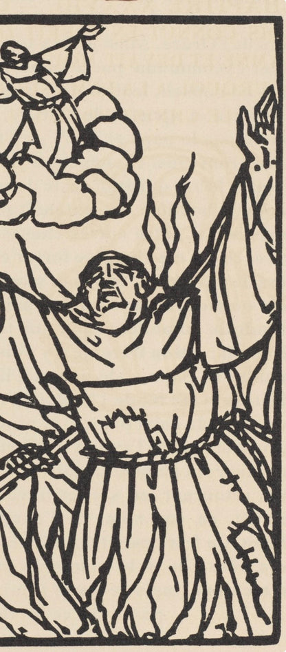 Mile Bernard, Composition (Morane, No. 100), Les Petites Fleurs De St. Franoise, Woodcut